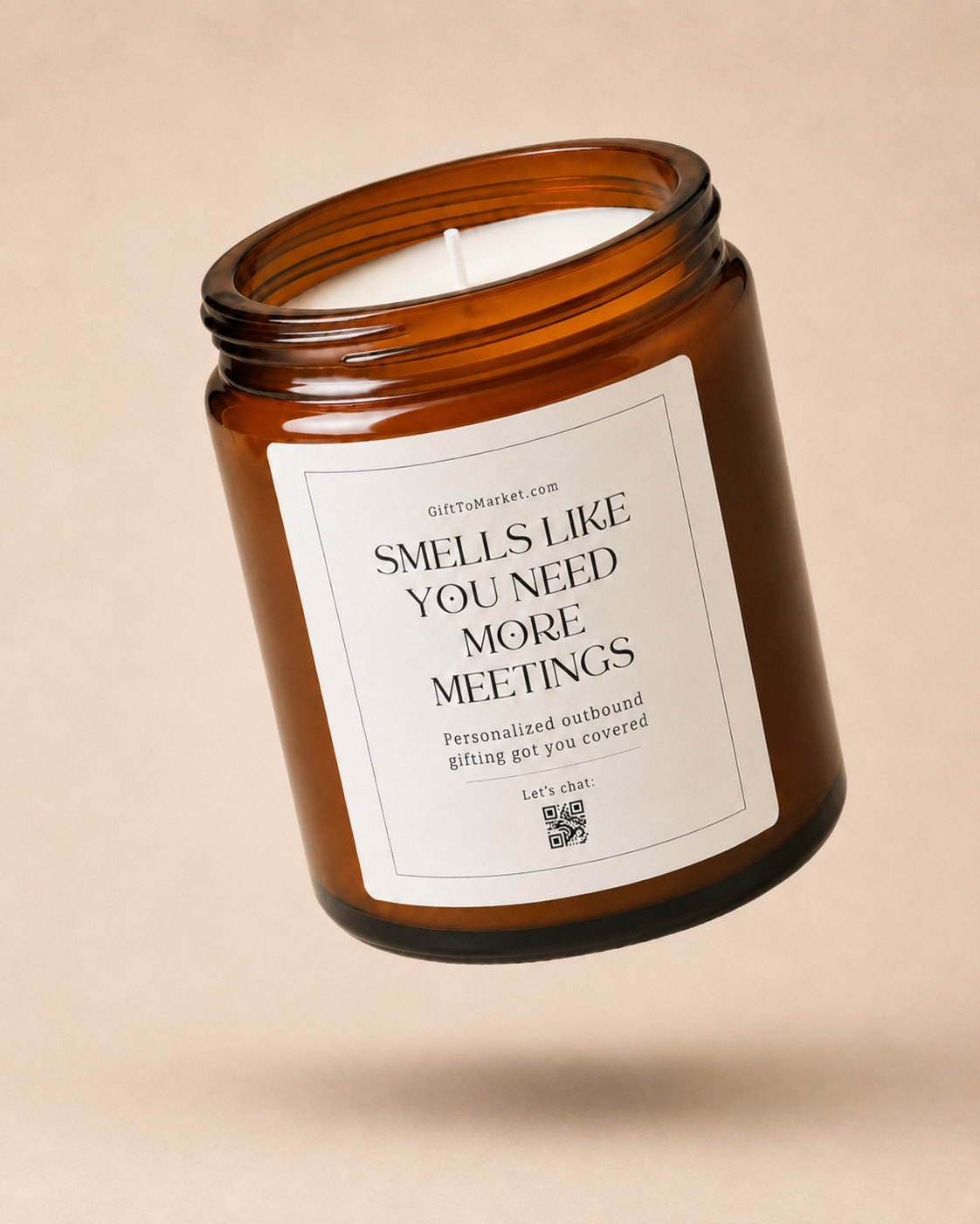 Smells Like XYZ Candle campaign mockup
